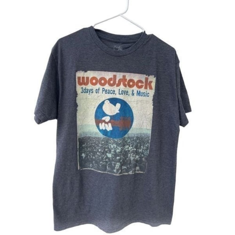 Woodstock Three Days of Peace and Music 2014 T-shirt size L